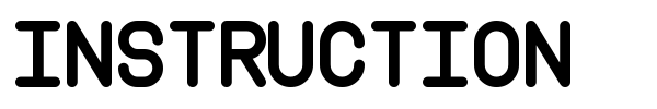 Instruction font preview